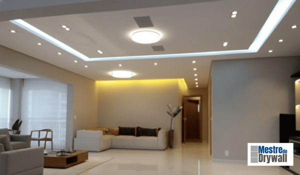 Rebaixamento de teto em gesso Curitiba